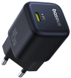 Incarcator de retea 220V BASEUS PicoGo GaN 45W USB-C PD negru 