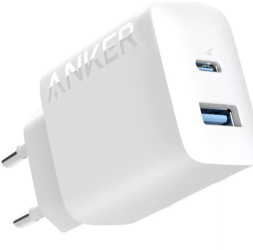 Incarcator retea Anker 312 20W PowerIQ 1 x USB Type-C 1 x USB Alb A2348G21 