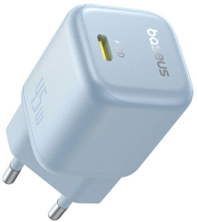 Incarcator retea Baseus PicoGo GaN Quick Charge 45W 1 x USB Type-C 5V/3.0A albastru 