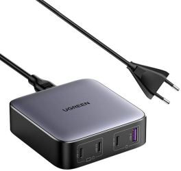 Incarcator UGREEN CD328 Nexode 3x USB-C USB-A GaN 100W negru 