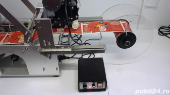 Masina etichetare pe Ambalaje Cilindrice cu print data lot 