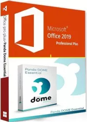 Microsoft Office 2019 Pro Plus All Languages permanenta + Antivirus Panda Dome Esentials 1 an 