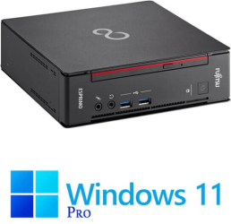 Mini PC Fujitsu ESPRIMO Q558 Quad Core i3-8100T 16GB DDR4 SSD Win 11 Pro 