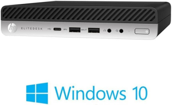 Mini PC HP EliteDesk 800 G3 Quad Core i7-6700T 16GB 256GB SSD Win 10 Home 