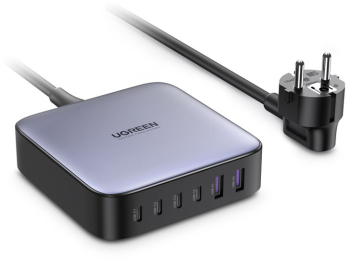 Statie incarcare GaN 4xtip C 2xUSB 200W - Ugreen - Gray 