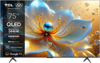 Televizor QLED TCL 190 cm 65 75T8C Ultra HD 4K Smart TV WiFi CI+ 