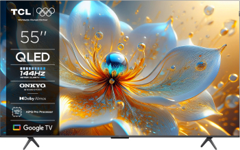 Televizor Smart QLED TCL 55T8C 139 cm Ultra HD 4K Clasa F 