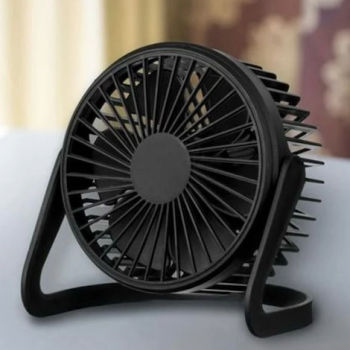 Ventilator de Masa Negru USB Ø 14cm 