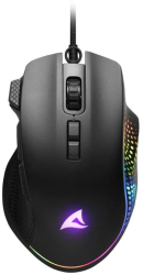 Mouse Gaming ergonomic Sharkoon Shark Force III Wired USB 12800 DPI RGB (Negru) 
