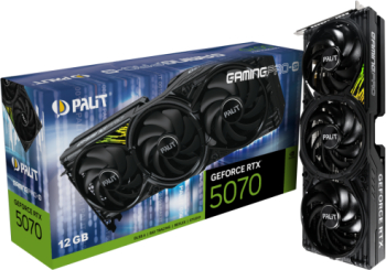 Placa video Palit GamingPro-S NVIDIA GeForce RTX 5070 Ti 16GB GDDR7 256 bit DLSS 4 
