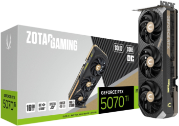 Placa video Zotac GeForce RTX 5070 Ti Solid Core OC 16GB GDDR7 256-bit DLSS 4.0 