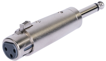 Adaptor audio Xlr-6.35 Mama - Jack Mono Metal 