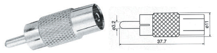 Adaptor audio/video RCA - mufa televizor 