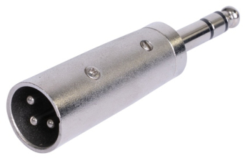 Adaptor XLR-Jack 6.35 Stereo Metalic - Calitate Profesionala 