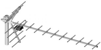 Antena Tv Yagi 19 Elemente 21-60 MHz 