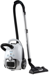 Aspirator cu sac Heinner operare silentioasa 69dB filtru HEPA 12 perie ECO putere 700W putere de absorbtie 150W sac textil 3L tub din 