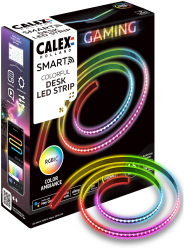 Banda LED RGBIC de gaming inteligenta Calex Smart Colorful Wi-Fi Bluetooth Razer Chroma RGB Game Synchronization 12W lumina colorata c 