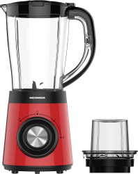 Blender Heinner RedPower HBL-500RRD 500W 2 viteze + Pulse capacitate recipient 1.5l rasnita inclusa Rosu