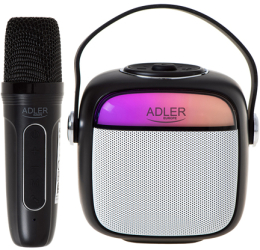 Boxa Karaoke Cu Microfon Adler AD 1199 Portabila Negru 