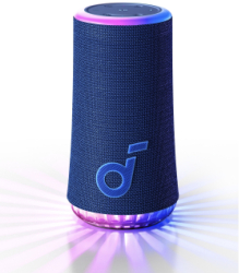 Boxa portabila wireless Anker SoundCore Glow 30W Autonomie 18H Sunet 360° IP67 Albastru 