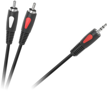 Cablu 3.5mm Tata-2rca 3.0m Eco-line Cabletech Clasa Economica 