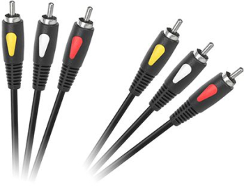 Cablu 3RCA-3RCA 3m Eco-line Cabletech - Lungime 3 metri 