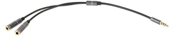 Cablu Adaptor 3.5 mm 4 Pini-2x Stereo 20cm 