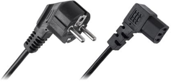 Cablu alimentare PC cu mufa 90 grade 1.5m 