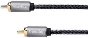 Cablu audio RCA-Kruger&Matz 1m 