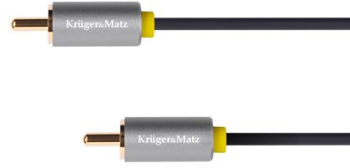 Cablu audio RCA-RCA 0.5m Kruger&Matz Basic 