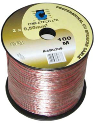 Cablu Difuzor OFC 0.5mm Rola 100m. 