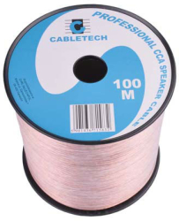 Cablu Difuzor Transparent 2x2.50mm 100m Rola 