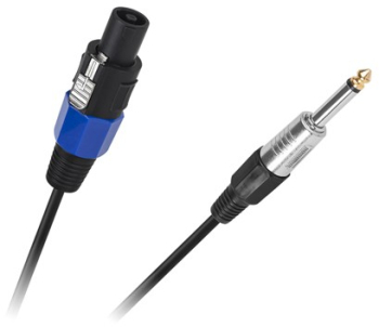 Cablu HQ microfon jack speakon 6.3 tata 10m 
