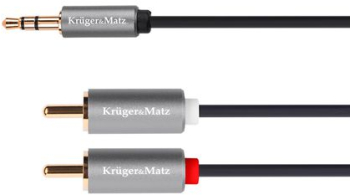 Cablu Jack 3.5 - 2rca 1.8m Basic Kruger&Matz 