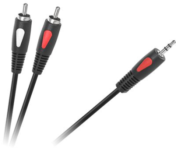 Cablu Jack 3.5 mm - 2 RCA 1.8m Eco-line Cabletech 