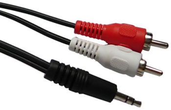 Cablu Jack 3.5 Stereo/RCA Gold lungime 5m 