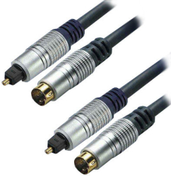 Cablu optic Toslink & SVHS 1. 