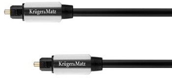 Cablu Optic Toslink-toslink 1.5m KrugerMatz compact 