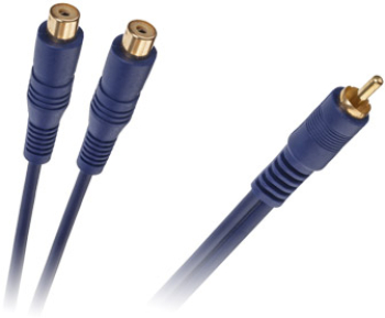 Cablu RCA tata la 0.2m cu mufe RCA mama. 