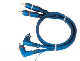 Cablu RCA tata-tata 5m unghi 90 grade 