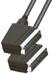 Cablu Video Mufa Scart 21 Poli - Mufa Scart 21 Poli Stereo 1 5 M 