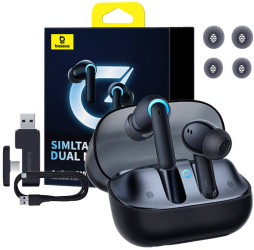Casti In-Ear Baseus AeQur G10 Wireless Bluetooth 5.3 Autonomie 25 ore Tehnologie Noise Cancellation Negru 