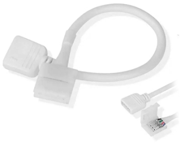 Conector flexibil pentru banda LED alb si RGB 