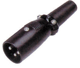 Conector XLR Mascul Neagr 