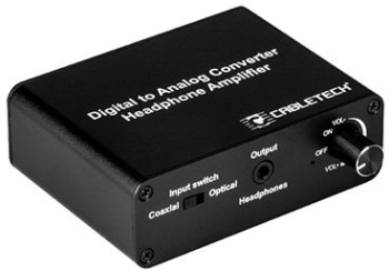 Convertor audio digital analog RCA casti 