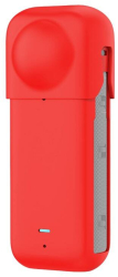 Husa protectie silicon Puluz pentru Insta360 X4 rosie 