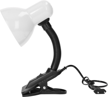 Lampa de birou cu clama 40W Alb 
