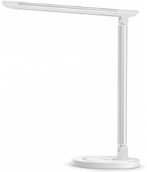 Lampa LED de birou TaoTronics TT-DL13 12W 510 lm Control touch port incarcare USB 5V/1A 5 moduri lumina 44.4 cm Protectie ochi Alb 