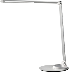 Lampa LED de birou TaoTronics TT-DL22 control touch 3 moduri lumina USB 10W 550lm Argintiu clasa energetica F