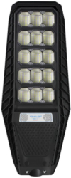 Lampa Solara Stradala Klausstech 300w Ip67 15000 Lm Autonomie 12 H Iluminare 120° Negru 